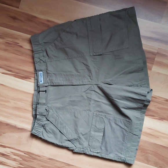 Columbia Shorts Columbia Mens Cargo Shorts Pfg Performance Fishing Gear Large Olive Green